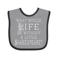 thumbnail image 1 of Inktastic Shakespeare Boys or Girls Baby Bib, 1 of 4