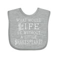 thumbnail image 1 of Inktastic Shakespeare Boys or Girls Baby Bib, 1 of 4