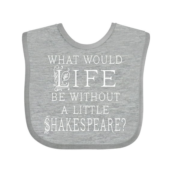 Inktastic Shakespeare Boys or Girls Baby Bib