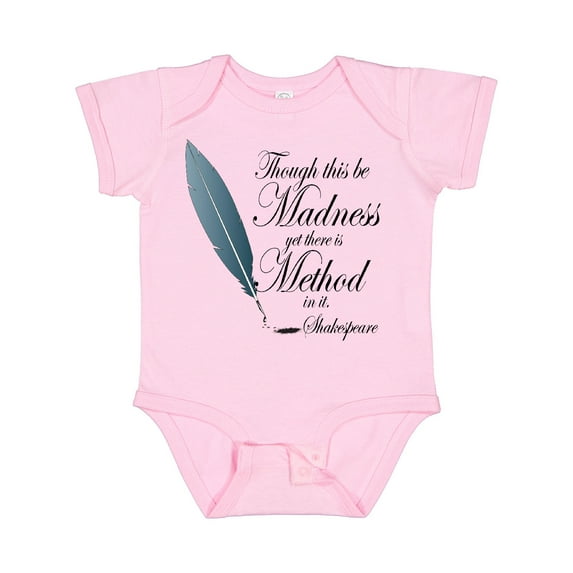 Inktastic Shakespeare Hamlet Madness Boys or Girls Baby Bodysuit