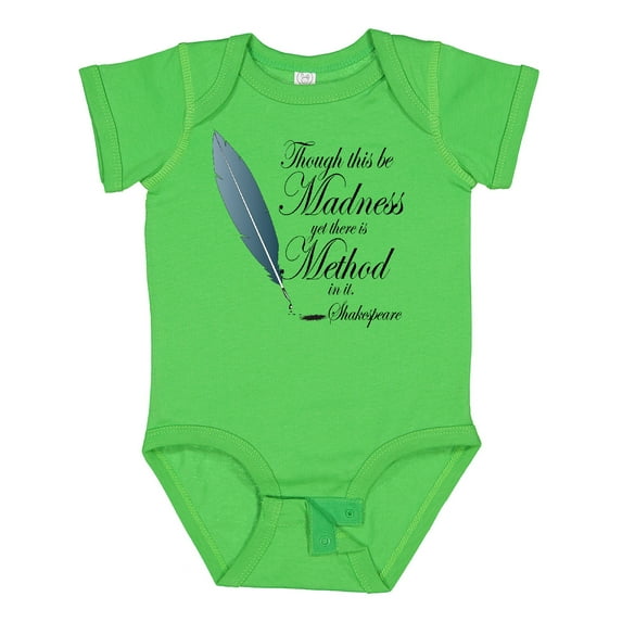 Inktastic Shakespeare Hamlet Madness Boys or Girls Baby Bodysuit