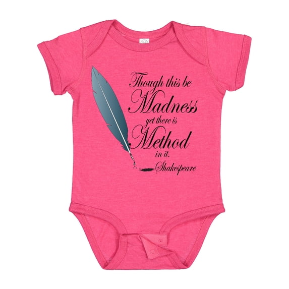 Inktastic Shakespeare Hamlet Madness Boys or Girls Baby Bodysuit