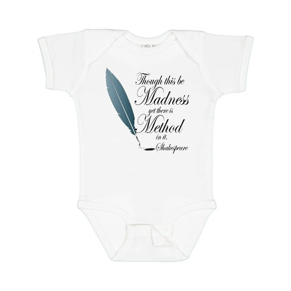 Inktastic Shakespeare Hamlet Madness Boys or Girls Baby Bodysuit