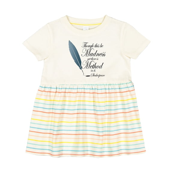 Inktastic Shakespeare Hamlet Madness Girls Baby Dress