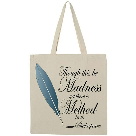 Inktastic Shakespeare Hamlet Madness Tote Bag