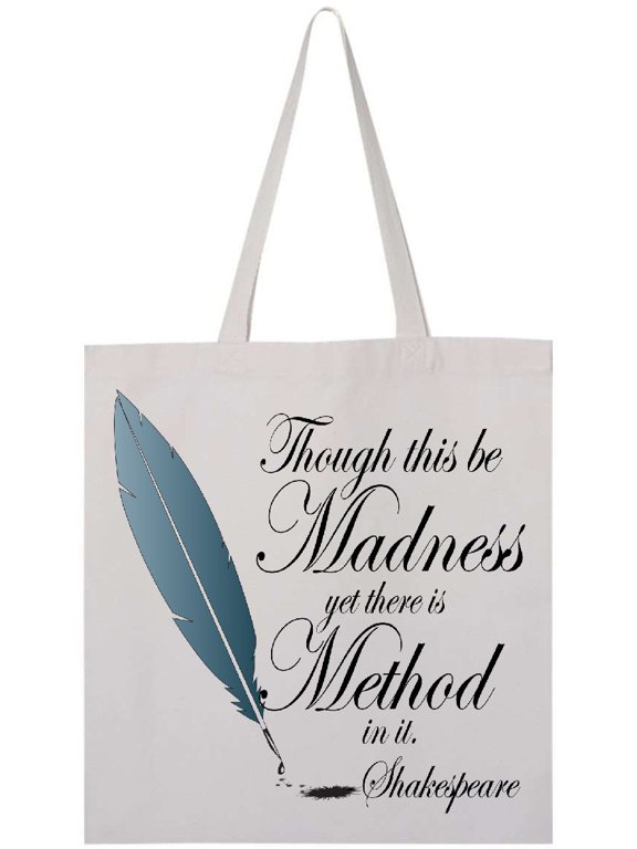 Shakespeare Hamlet Madness Tote Bag