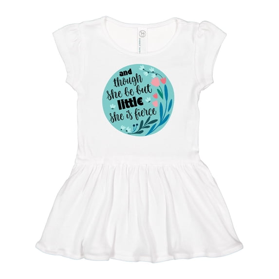 Inktastic Shakespeare She Is Fierce Quote Girls Baby Dress