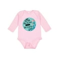 thumbnail image 1 of Inktastic Shakespeare She Is Fierce Quote Girls Long Sleeve Baby Bodysuit, 1 of 5