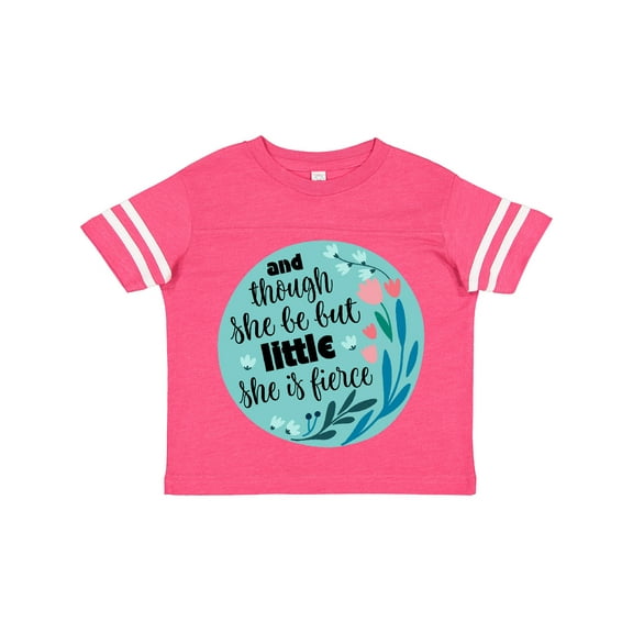 Inktastic Shakespeare She Is Fierce Quote Girls Toddler T-Shirt