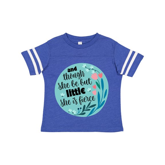 Inktastic Shakespeare She Is Fierce Quote Girls Toddler T-Shirt