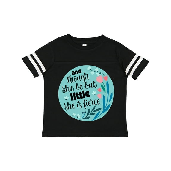 Inktastic Shakespeare She Is Fierce Quote Girls Toddler T-Shirt