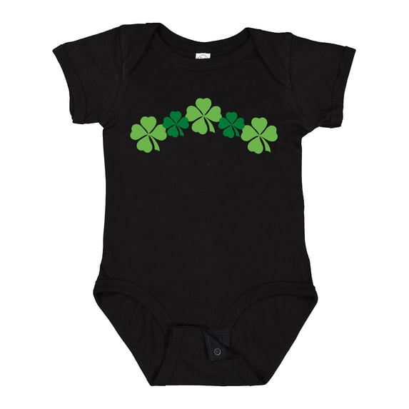 Inktastic Shamrock Four Leaf Clover St Patricks Boys or Girls Baby Bodysuit