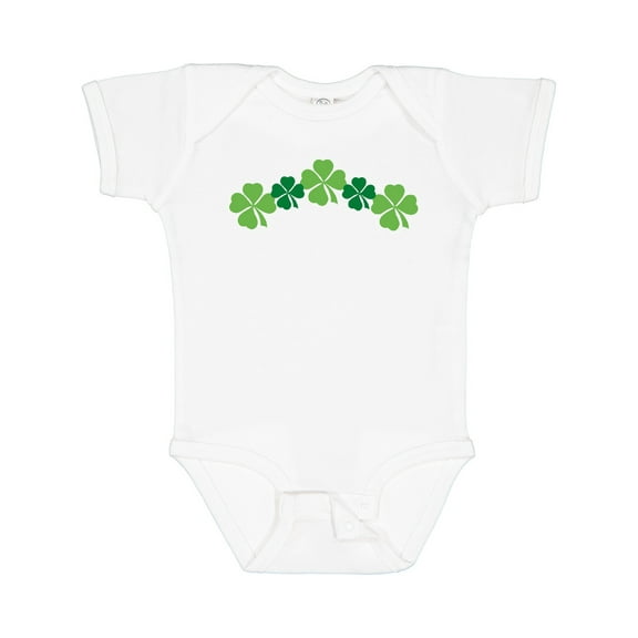 Inktastic Shamrock Four Leaf Clover St Patricks Boys or Girls Baby Bodysuit