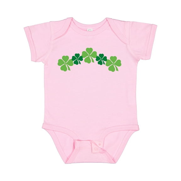 Inktastic Shamrock Four Leaf Clover St Patricks Boys or Girls Baby Bodysuit