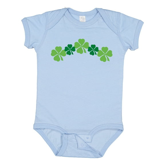 Inktastic Shamrock Four Leaf Clover St Patricks Boys or Girls Baby Bodysuit