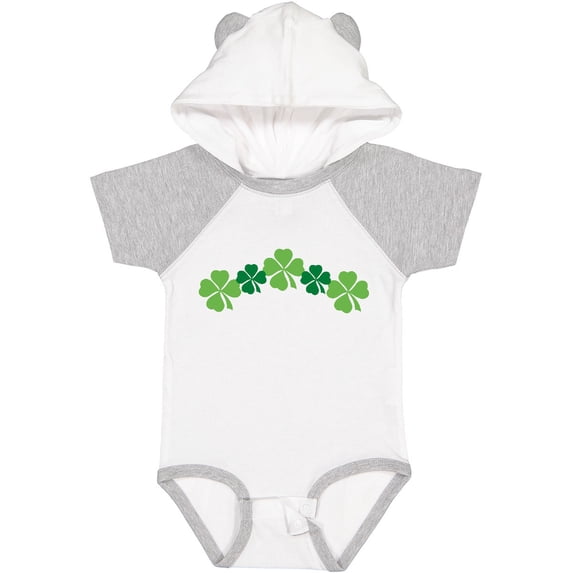 Inktastic Shamrock Four Leaf Clover St Patricks Boys or Girls Baby Bodysuit