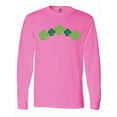 thumbnail image 1 of Inktastic Shamrock Four Leaf Clover St Patricks Long Sleeve T-Shirt, 1 of 5