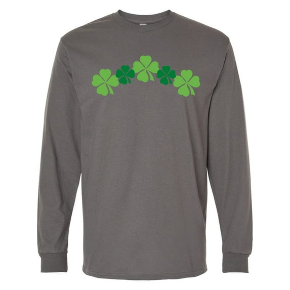 Inktastic Shamrock Four Leaf Clover St Patricks Long Sleeve T-Shirt