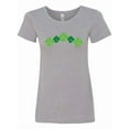 thumbnail image 1 of Inktastic Shamrock Four Leaf Clover St Patricks Women's T-Shirt, 1 of 5