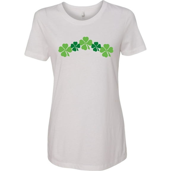 Inktastic Shamrock Four Leaf Clover St Patricks Women's T-Shirt
