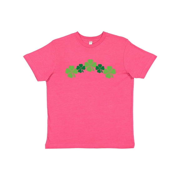 Inktastic Shamrock Four Leaf Clover St Patricks Youth T-Shirt