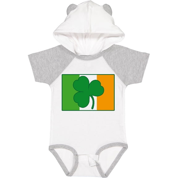Inktastic Shamrock Irish Flag Boys or Girls Baby Bodysuit