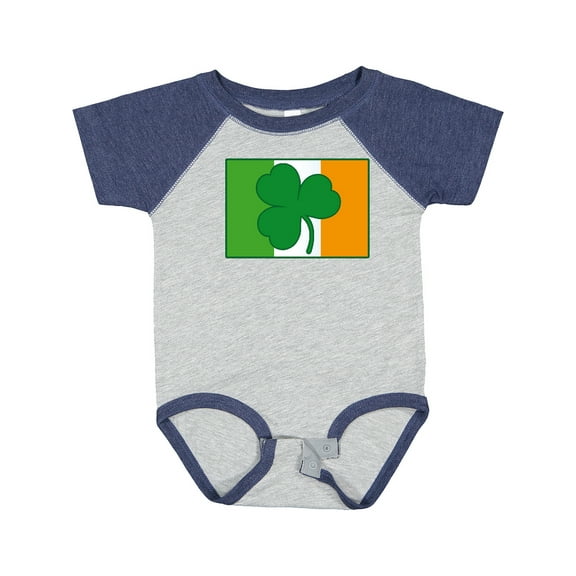 Inktastic Shamrock Irish Flag Boys or Girls Baby Bodysuit
