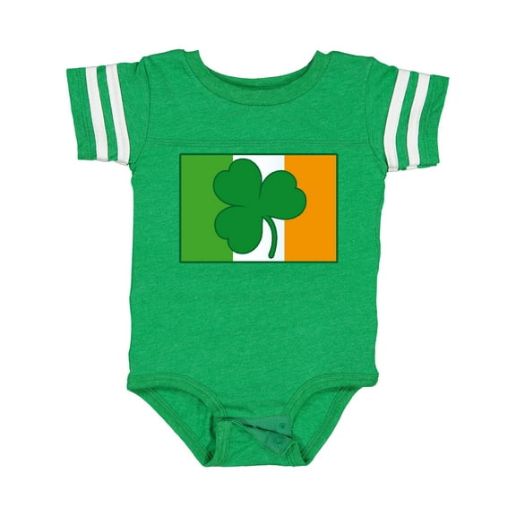 Inktastic Shamrock Irish Flag Boys or Girls Baby Bodysuit