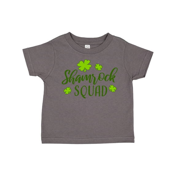Inktastic Shamrock Squad with Four Leaf Clovers Boys or Girls Toddler T-Shirt