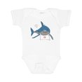 thumbnail image 1 of Inktastic Shark Dinner Boys or Girls Baby Bodysuit, 1 of 5