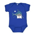 thumbnail image 1 of Inktastic Shark Dinner Boys or Girls Baby Bodysuit, 1 of 5