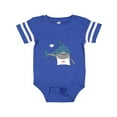 thumbnail image 1 of Inktastic Shark Dinner Boys or Girls Baby Bodysuit, 1 of 5