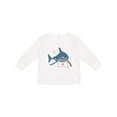 thumbnail image 1 of Inktastic Shark Dinner Boys or Girls Long Sleeve Toddler T-Shirt, 1 of 5