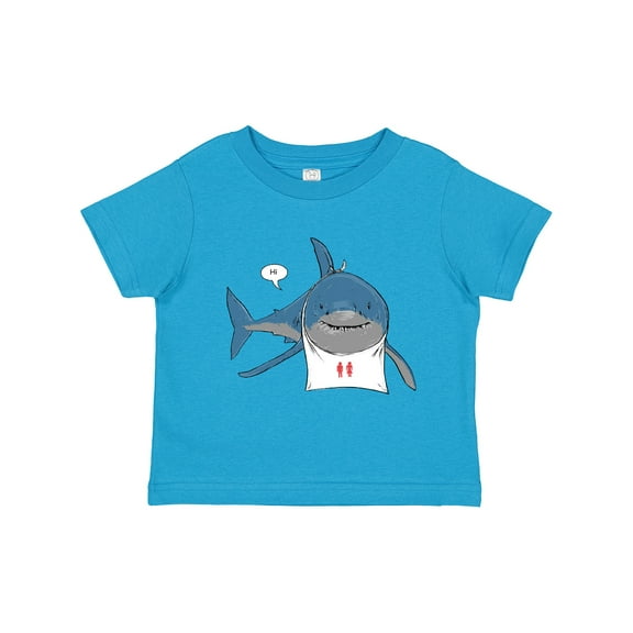 Inktastic Shark Dinner Boys or Girls Toddler T-Shirt