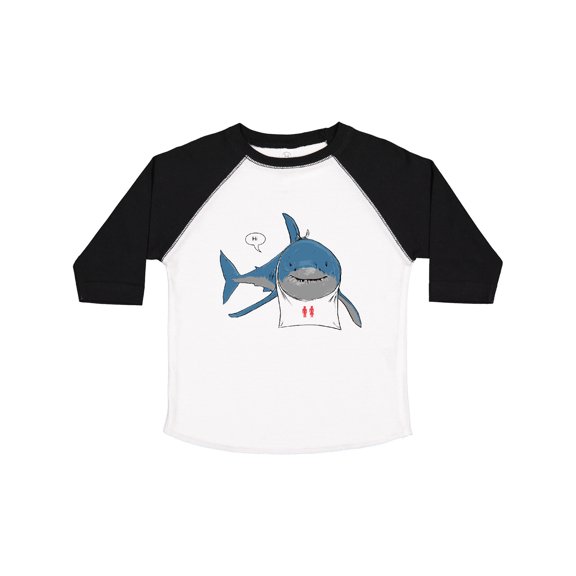 Inktastic Shark Dinner Boys or Girls Toddler T-Shirt