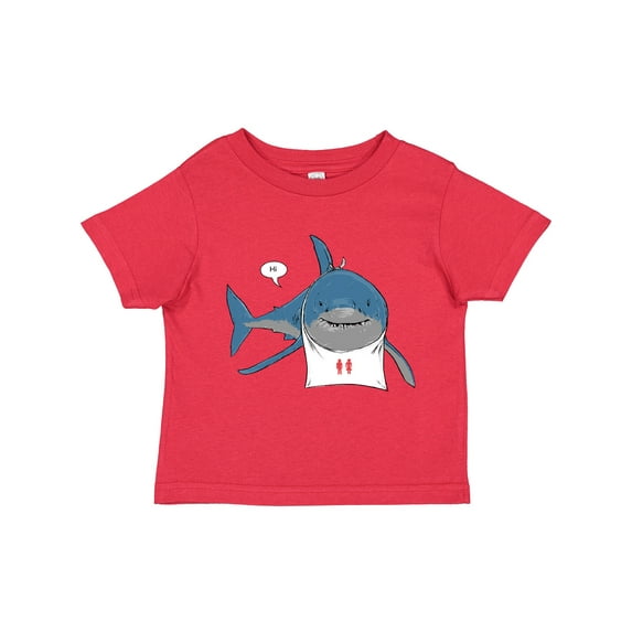 Inktastic Shark Dinner Boys or Girls Toddler T-Shirt