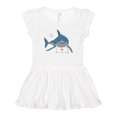 thumbnail image 1 of Inktastic Shark Dinner Girls Baby Dress, 1 of 5