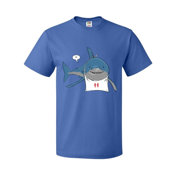 Inktastic Shark Dinner T-Shirt