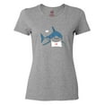thumbnail image 1 of Inktastic Shark Dinner Women's T-Shirt, 1 of 5