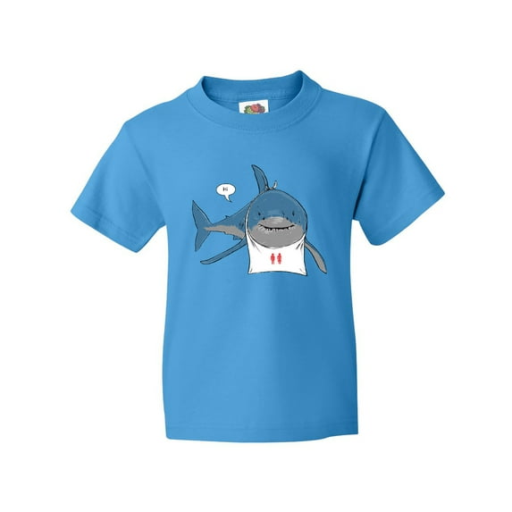 Inktastic Shark Dinner Youth T-Shirt