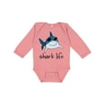 thumbnail image 1 of Inktastic Shark Life Fun Shark With Sunglasses Boys or Girls Long Sleeve Baby Bodysuit, 1 of 5