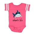 thumbnail image 1 of Inktastic Shark Life Fun Shark with Sunglasses Boys or Girls Baby Bodysuit, 1 of 5