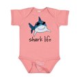 thumbnail image 1 of Inktastic Shark Life Fun Shark with Sunglasses Boys or Girls Baby Bodysuit, 1 of 5