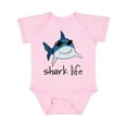 thumbnail image 1 of Inktastic Shark Life Fun Shark with Sunglasses Boys or Girls Baby Bodysuit, 1 of 5