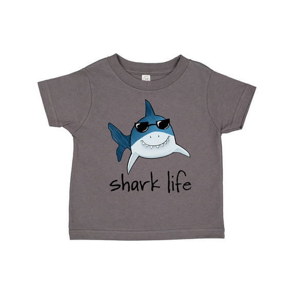 Inktastic Shark Life Fun Shark with Sunglasses Boys or Girls Toddler T-Shirt