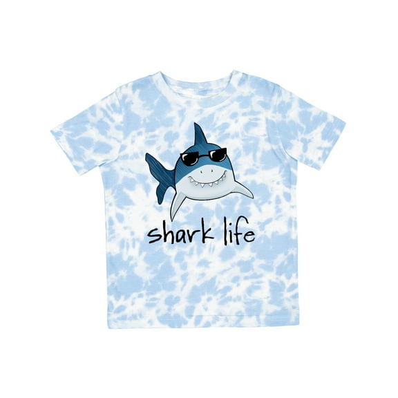 Inktastic Shark Life Fun Shark with Sunglasses Boys or Girls Toddler T-Shirt