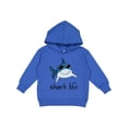 thumbnail image 1 of Inktastic Shark Life Fun Shark with Sunglasses Toddler Hoodie, 1 of 4