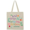 thumbnail image 1 of Inktastic She is Fierce Funny Shakespeare Quote Gift Tote Bag, 1 of 5