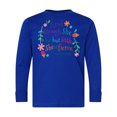 thumbnail image 1 of Inktastic She is Fierce Funny Shakespeare Quote Long Sleeve Youth T-Shirt, 1 of 5