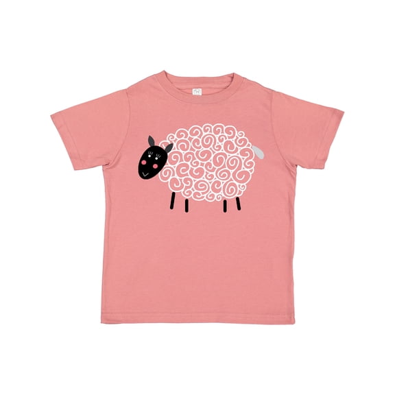 Inktastic Sheep Curly Wool Lamb Cute Boys or Girls Toddler T-Shirt